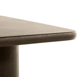 Eettafel Rondo Donkerbruin 200cm - Giga Meubel