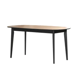 Eettafel Ronin Naturel/Zwart 160cm