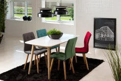 Eettafel Rosta Mdf Wit 150cm - Giga Living