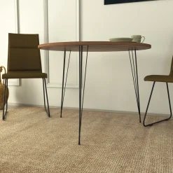 Eettafel Sandalf Walnoot Ø90cm