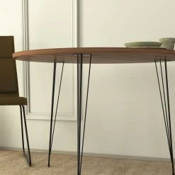 Eettafel Sandalf Walnoot Ø90cm