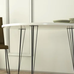 Eettafel Sandalf Wit Ø90cm