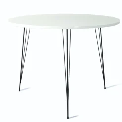 Eettafel Sandalf Wit Ø90cm