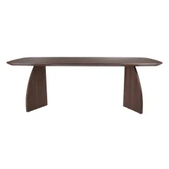 Eettafel Savanah Walnoot Deens Ovaal 200cm - Giga Meubel