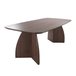 Eettafel Savanah Walnoot Deens Ovaal 200cm - Giga Meubel