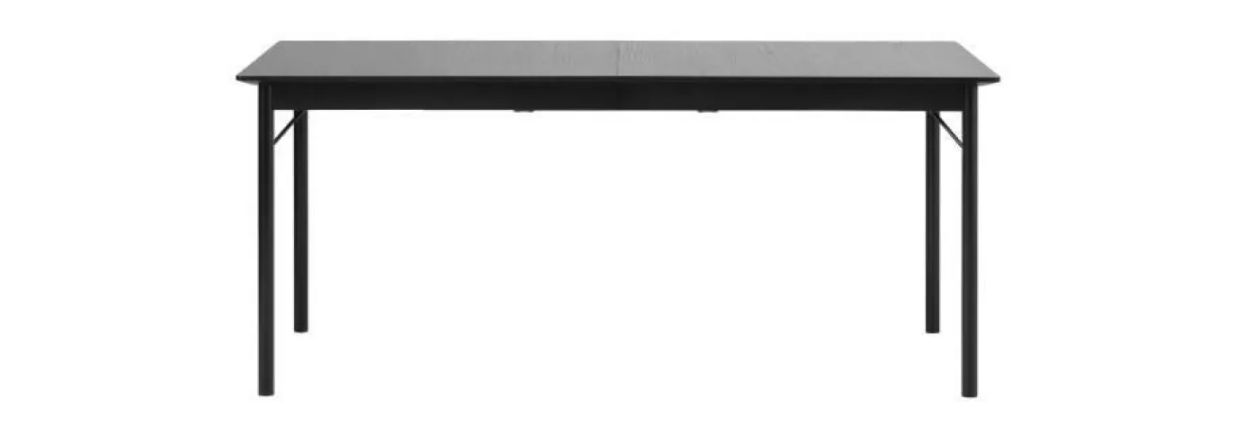 Eettafel Savona Zwart 95x180 cm - Giga Living