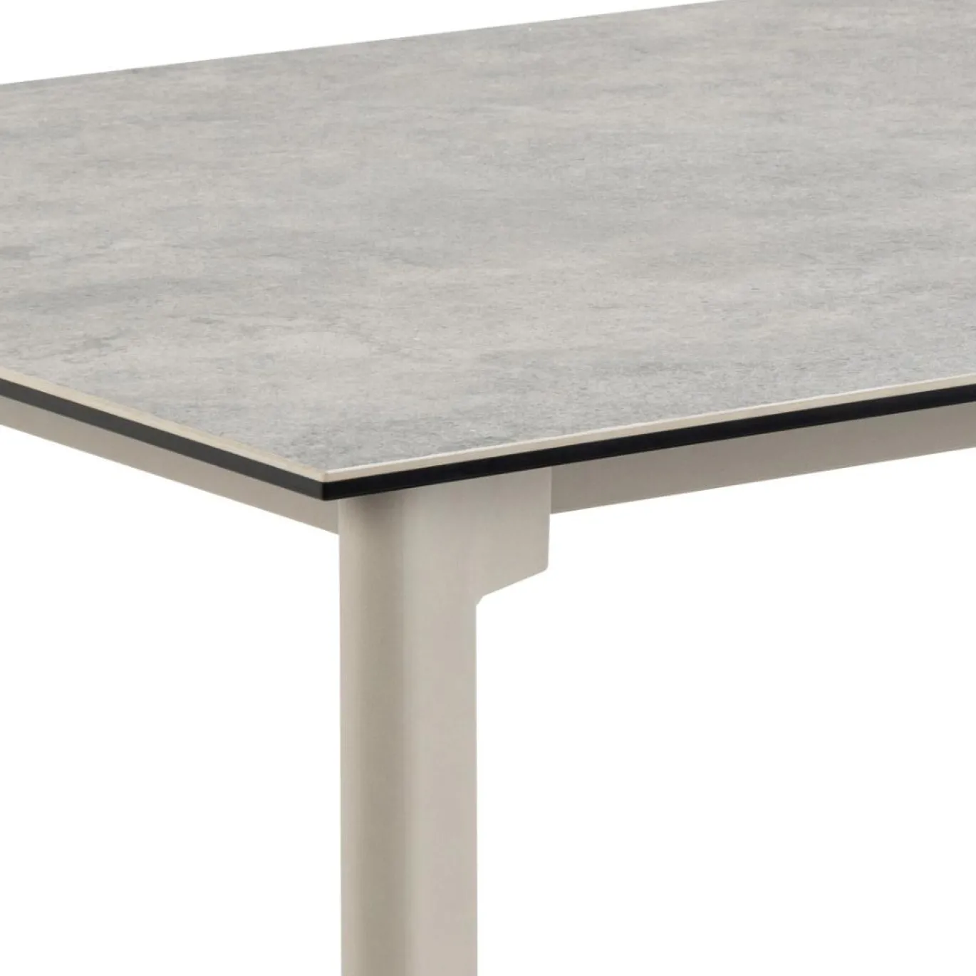 Eettafel Siger Keramiek Grijs Anista 160cm - Giga Living