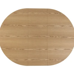 Eettafel Sivan Naturel Rond Uitschuifbaar 120-160cm - Giga Meubel