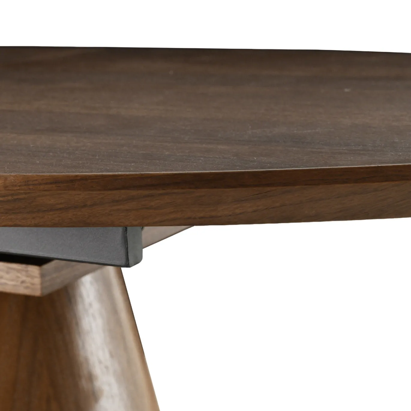 Eettafel Sivan Walnoot Ovaal Uitschuifbaar 160-200cm - Giga Meubel