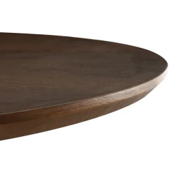 Eettafel Sivan Walnoot Rond Uitschuifbaar 120-160cm - Giga Meubel