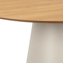 Eettafel Skagen Naturel/Grijs Ø120cm - Giga Living