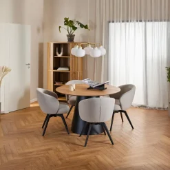 Eettafel Skagen Naturel Ø120x75cm Eiken - Giga Living