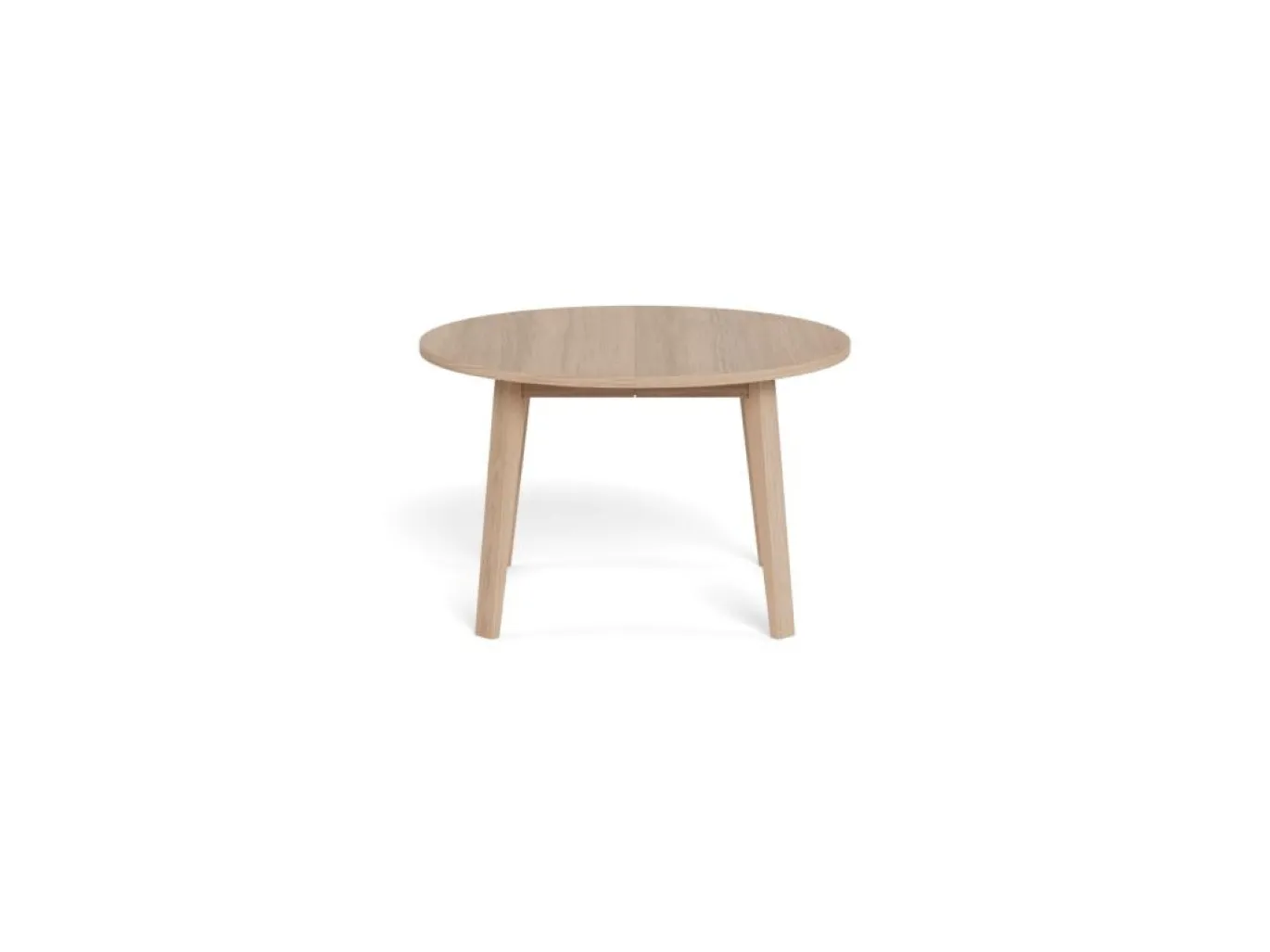 Eettafel Stanford Eiken Wit Ø120cm - Giga Living