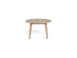 Eettafel Stanford Eiken Wit Ø120cm - Giga Living