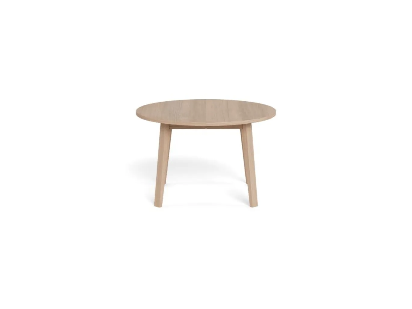 Eettafel Stanford Eiken Wit Ø120cm - Giga Living