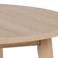 Eettafel Stanford Eiken Wit Ø120cm - Giga Living
