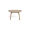 Eettafel Stanford Eiken Wit Ø120-220cm - Giga Living