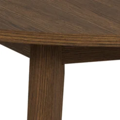 Eettafel Stanford Gerookt Eiken Ø120cm - Giga Living