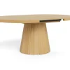Eettafel Sterling Eiken Ø120-180cm - Giga Living