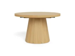 Eettafel Sterling Eiken Ø120-180cm - Giga Living