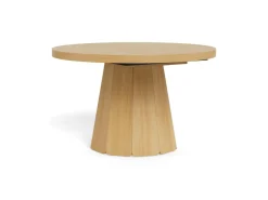 Eettafel Sterling Eiken Ø120-180cm - Giga Living