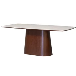 Eettafel Thomas Walnoot Keramisch 200cm - Giga Meubel