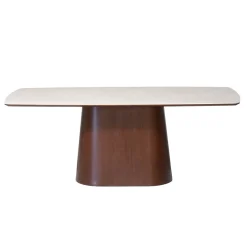 Eettafel Thomas Walnoot Keramisch 200cm - Giga Meubel