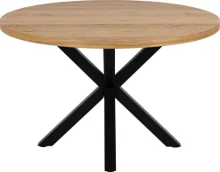Eettafel Ties MDF Naturel Ø120cm - Giga Living