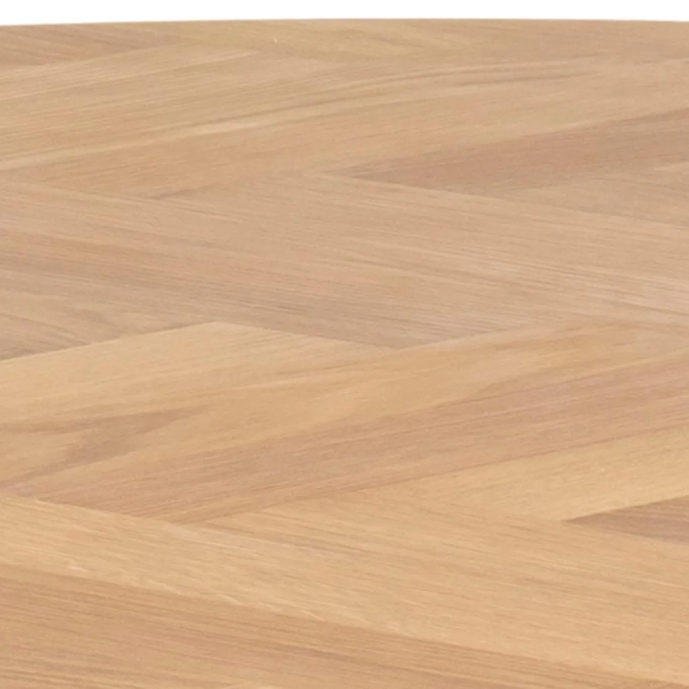 Eettafel Timor Visgraat MDF Naturel Ø120cm - Giga Living