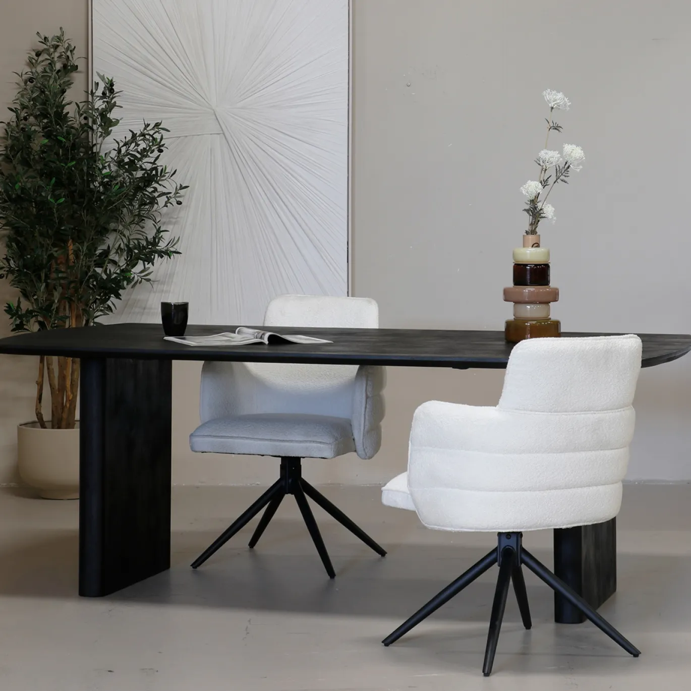 Eettafel Tomeo Zwart 200cm - Giga Meubel