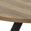 Eettafel Trelan Ø120cm Melamine Uitschuifbaar - Giga Living