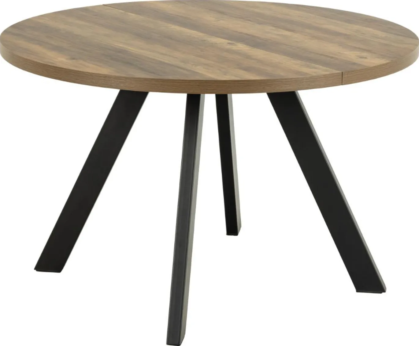 Eettafel Trelan Ø120cm Melamine Uitschuifbaar - Giga Living