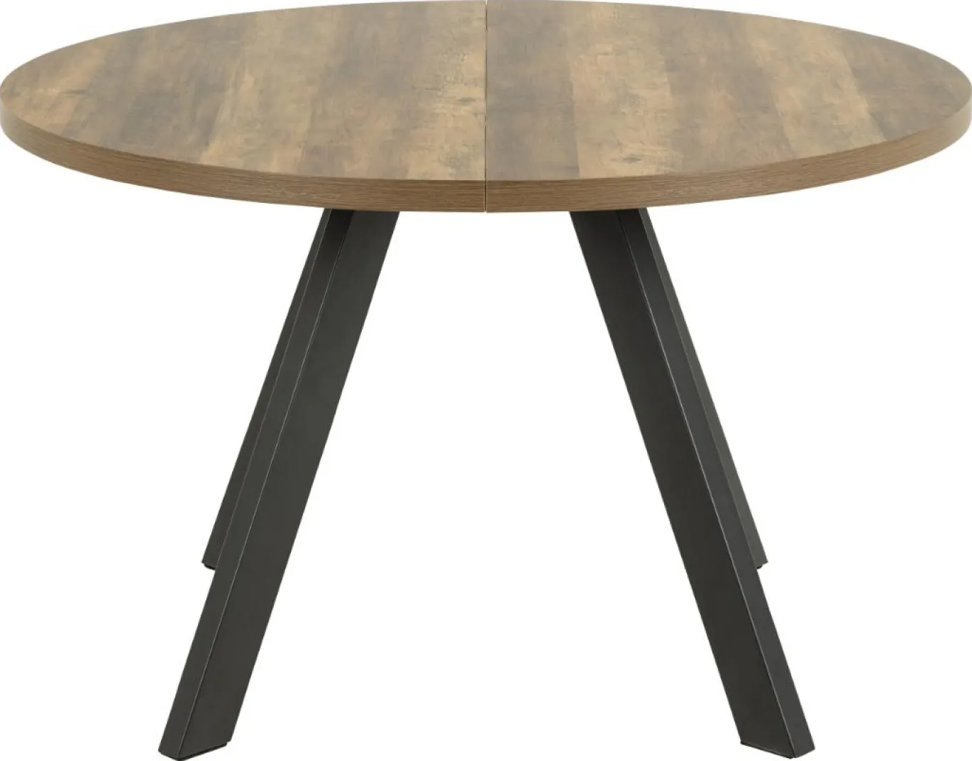 Eettafel Trelan Ø120cm Melamine Uitschuifbaar - Giga Living