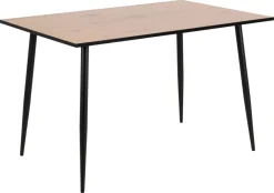 Eettafel Willy Melamine Wild Eiken 120cm - Giga Living