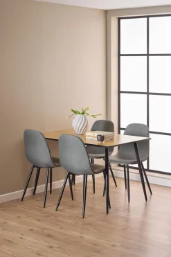 Eettafel Willy Melamine Wild Eiken 120cm - Giga Living