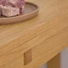 Eettafel Wilven Eikenfineer Mat 120cm - Giga Living