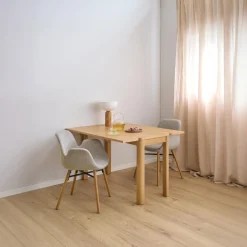 Eettafel Wilven Eikenfineer Mat 120cm - Giga Living