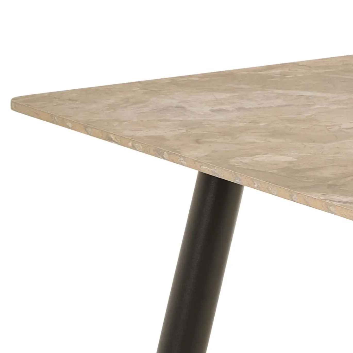 Eettafel Wiska Keramiek Bruin Aberta 140cm - Giga Living