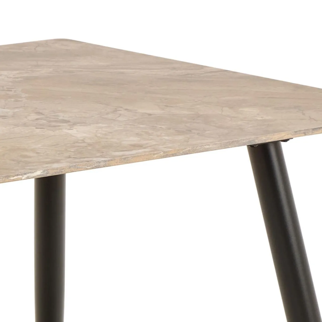 Eettafel Wiska Keramiek Bruin Aberta 140cm - Giga Living