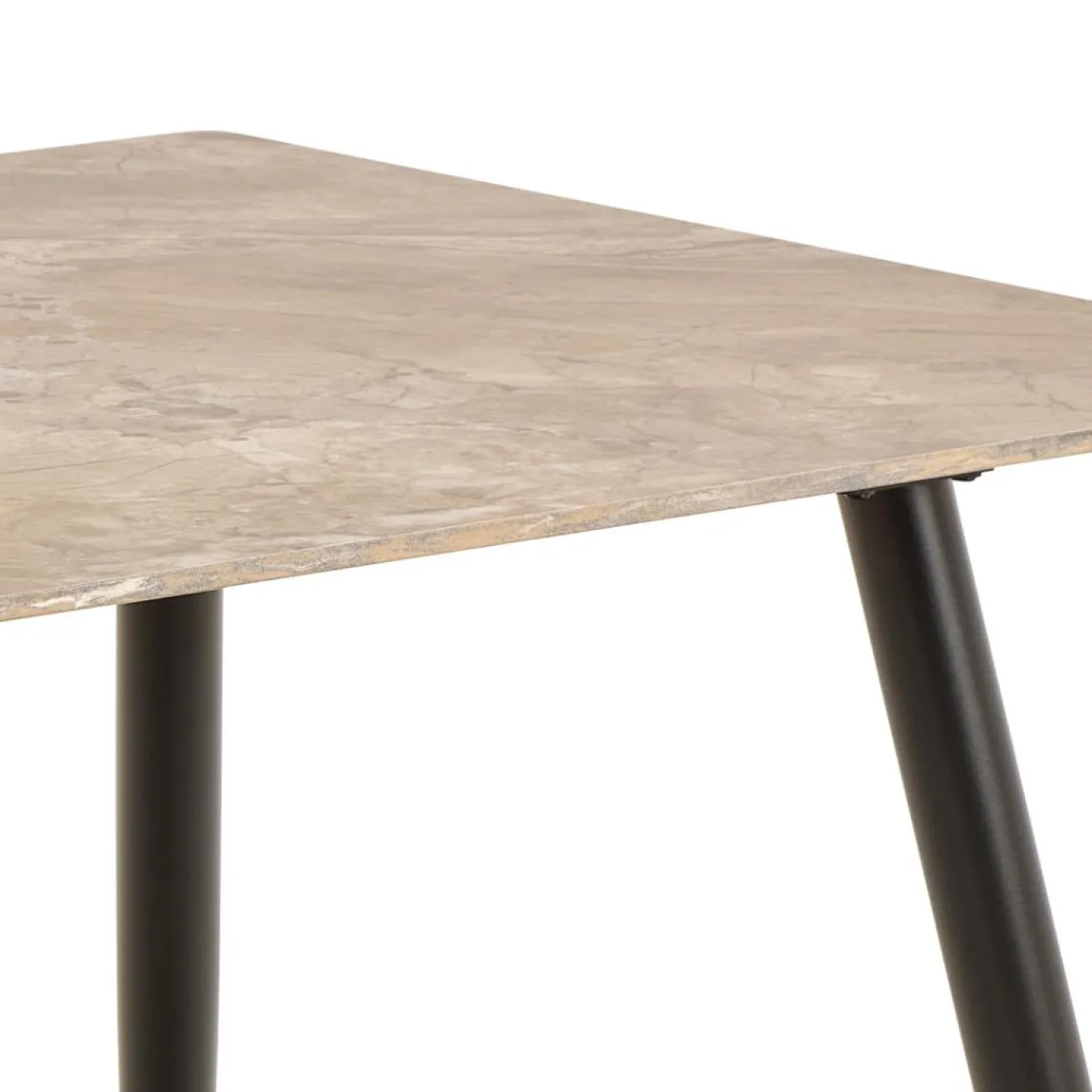 Eettafel Wiska Keramiek Bruin Aberta 140cm - Giga Living