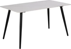 Eettafel Wiska Keramiek Wit Unico 140cm - Giga Living