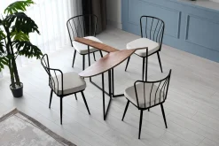 Eettafel Yaprak Melamine Atlantic Pine