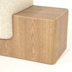 Eleonora Bankje George Beige Flou