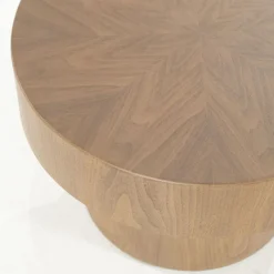 Eleonora Bijzettafel Bobbie Rond Lichtbruin