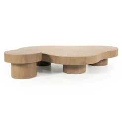 Eleonora Bijzettafel Bobbie Rond Lichtbruin