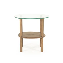 Eleonora Bijzettafel Cleo Lichtbruin