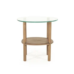 Eleonora Bijzettafel Cleo Lichtbruin