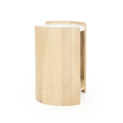 Eleonora Bijzettafel Don Marmer/Naturel