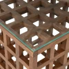 Eleonora Bijzettafel Heras Bruin