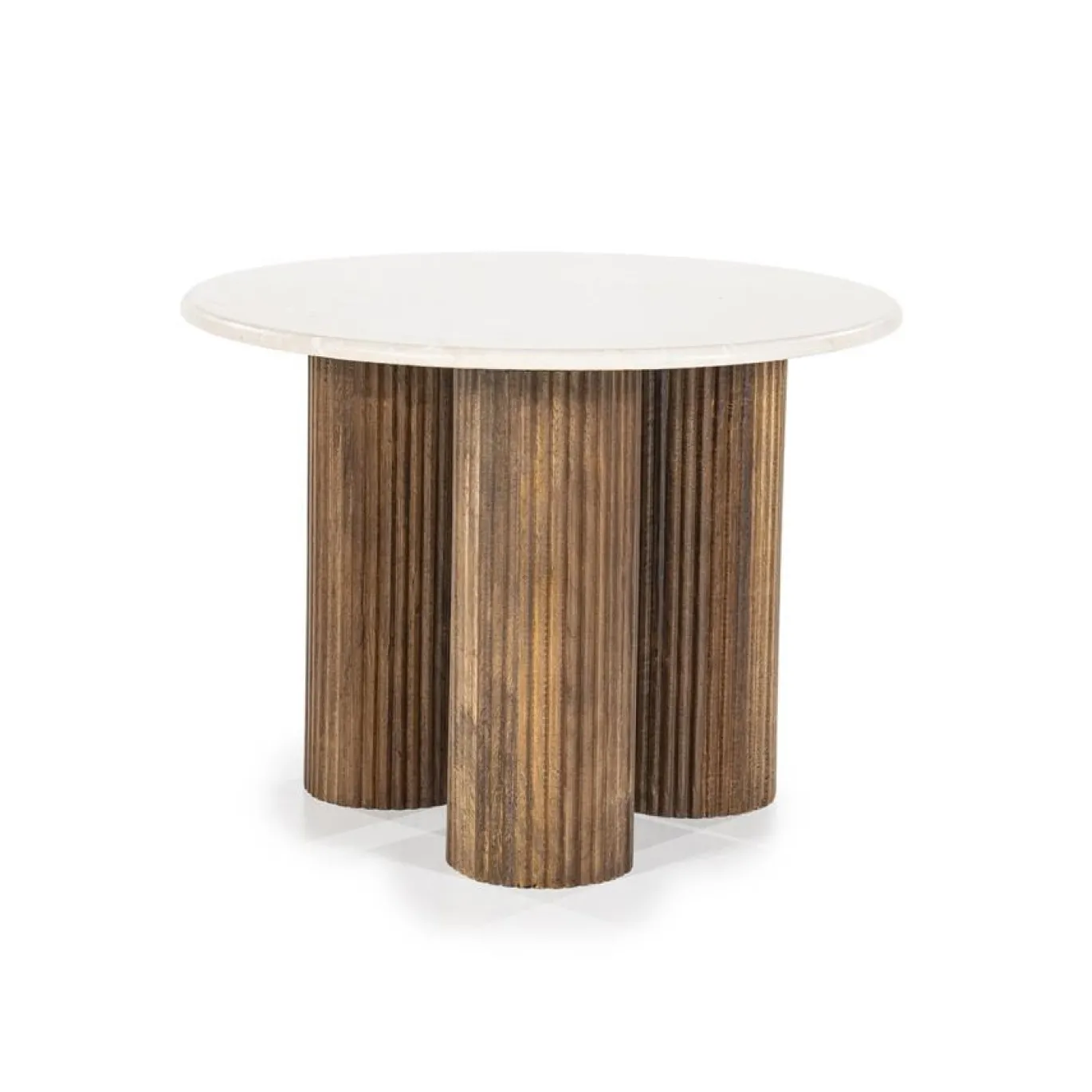 Eleonora Bijzettafel Xavi Wit Marmer Ø60cm